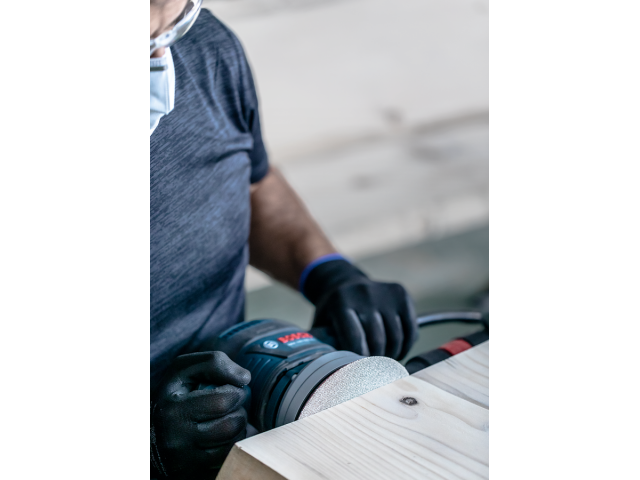 5-delni komplet brusnih mrež Bosch EXPERT M480 za ekscentrične brusilnike, 150mm, Zrnatost: 240, 2608900695